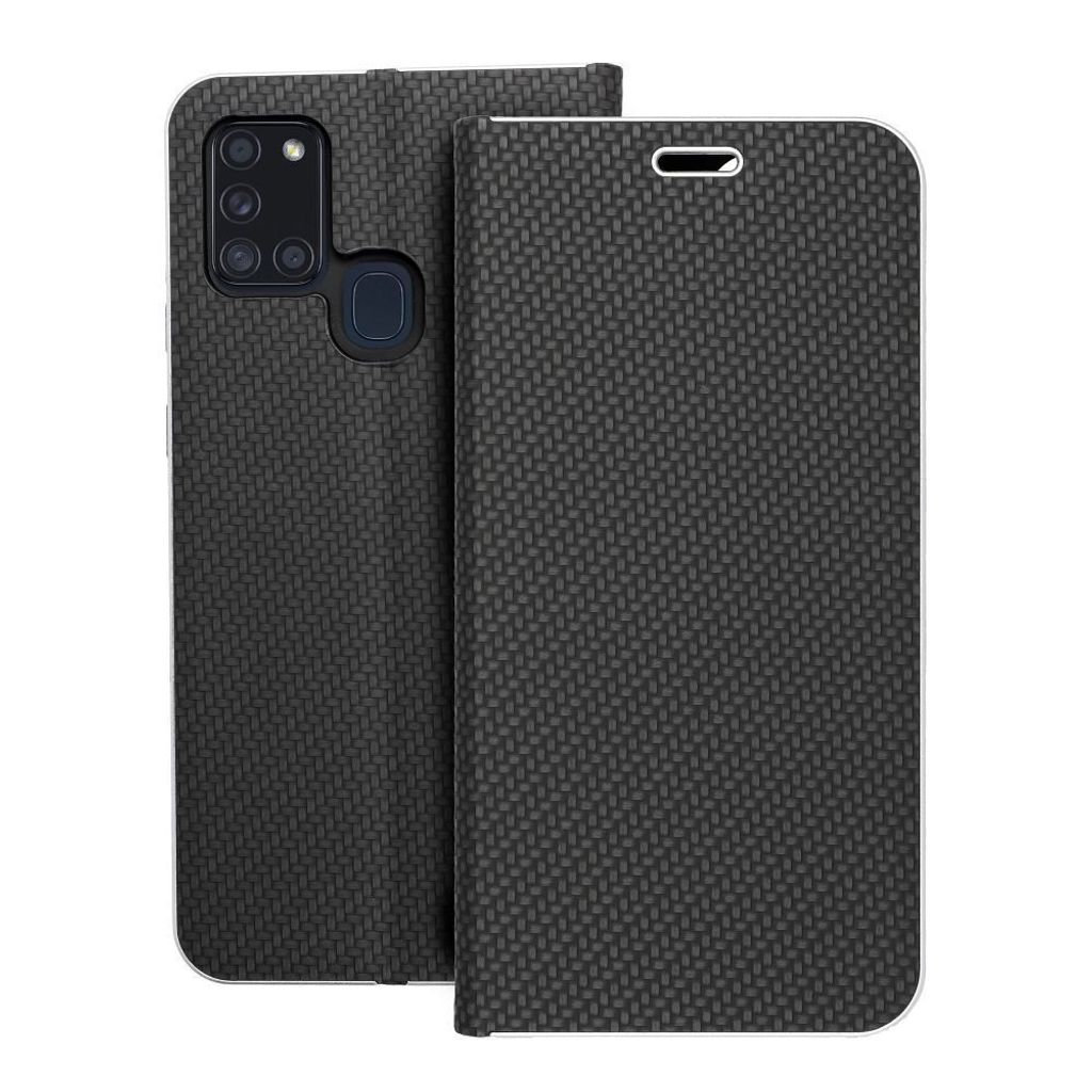 LUNA Carbon passend für SAMSUNG A21s Schwarz