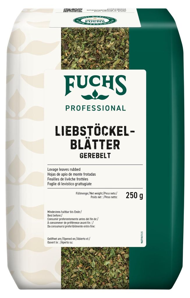 Fuchs Professional: Gekruide liefdeswortelbladeren, verpakt Productafbeelding 