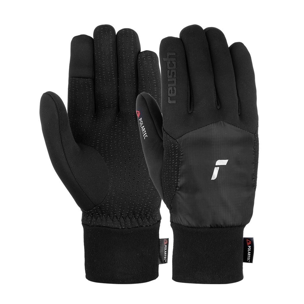 Reusch Fingerhandschuhe Garhwal Hybrid mit praktischer Touchscreen-Funktion 7702 black / silver 8.5