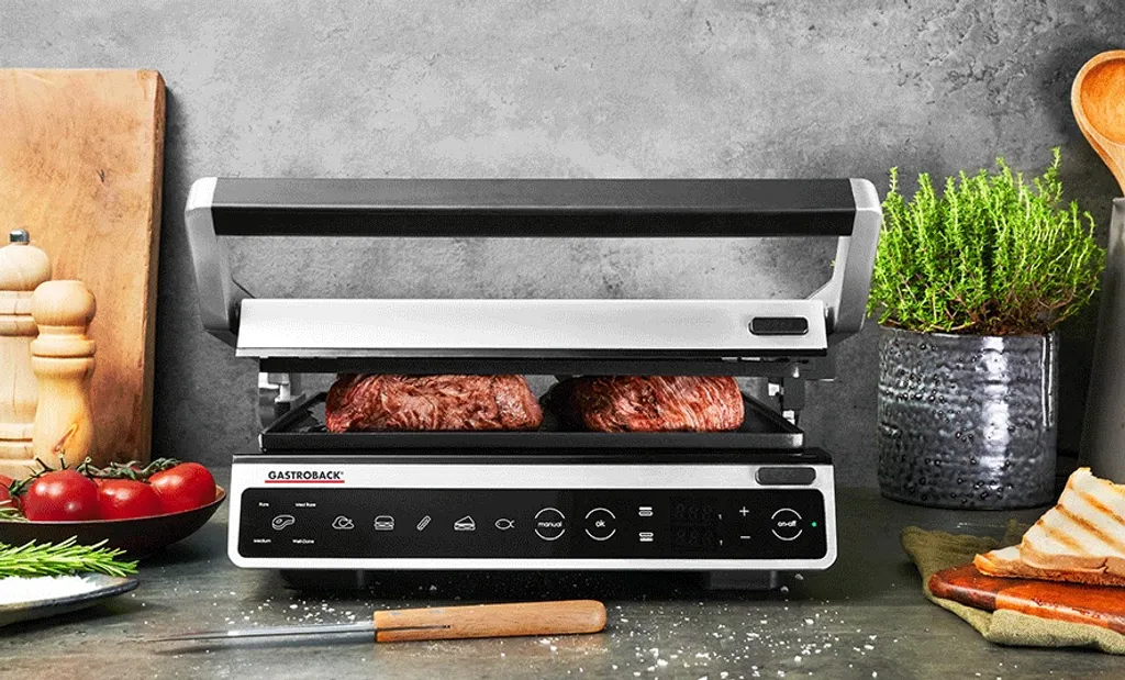 Gastroback Gril de contact Design BBQ Advanced Smart avec sonde de cuisson - 3