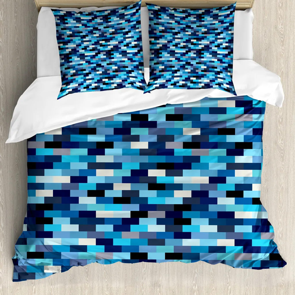 Set Letto ABAKUHAUS 155x220 cm | Copripiumino Geometrico Moderno