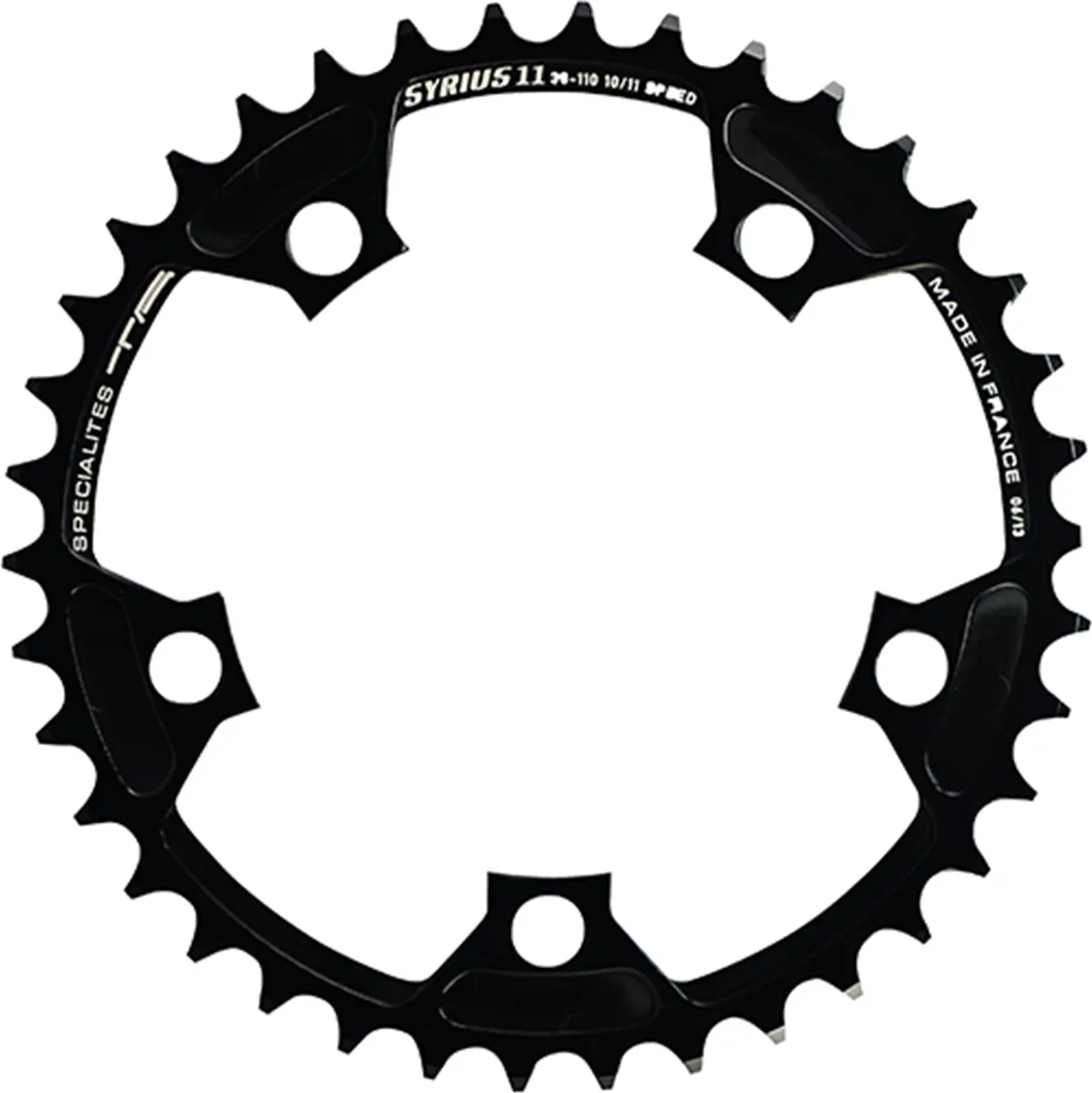 Plateau TA Syrius 34Z noir 110mm : finissez-en avec les déraillements