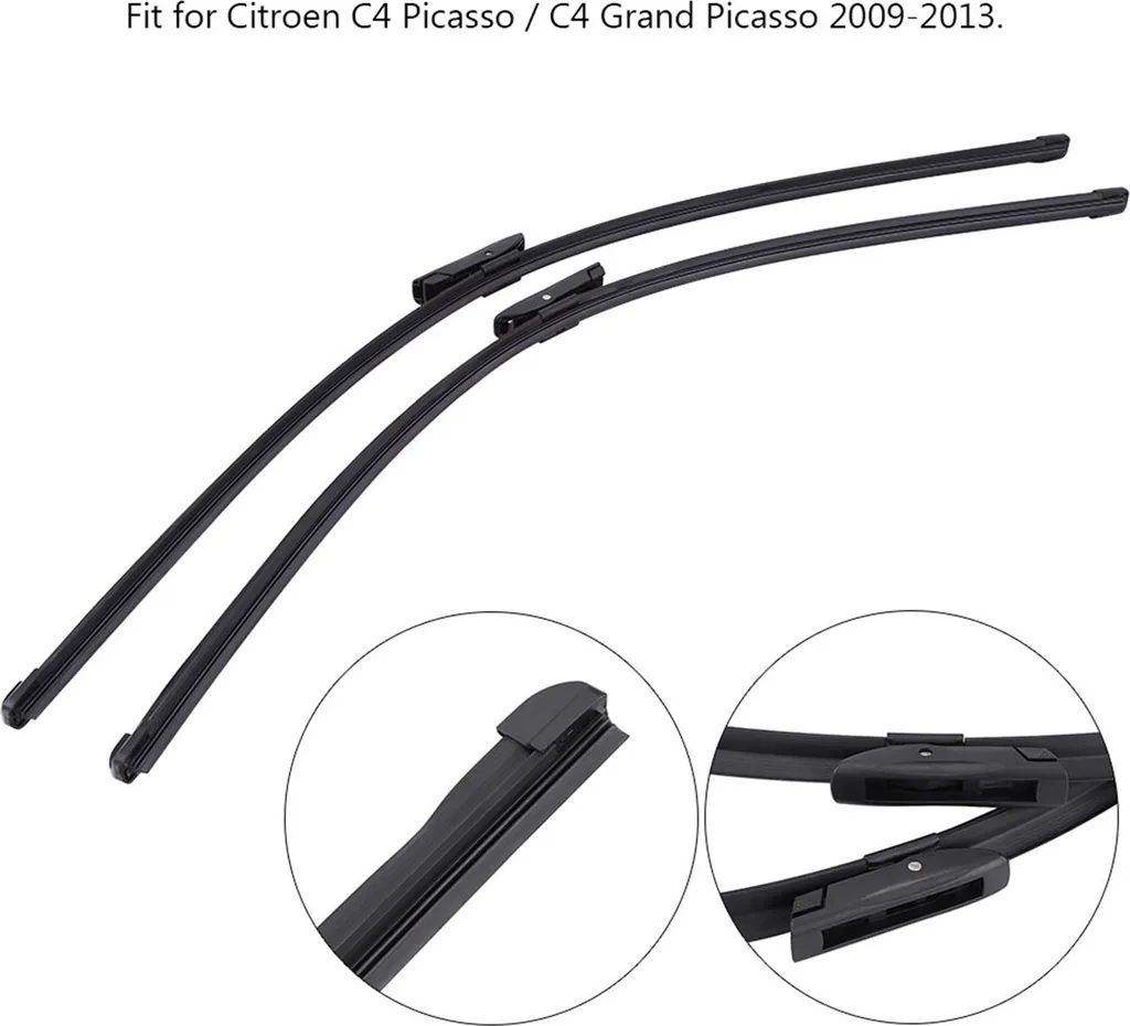 Alca Universal Spazzole Tergicristallo 2422 AU2422H - Set Anteriore 600mm E 560mm Con Gancio A U - 5