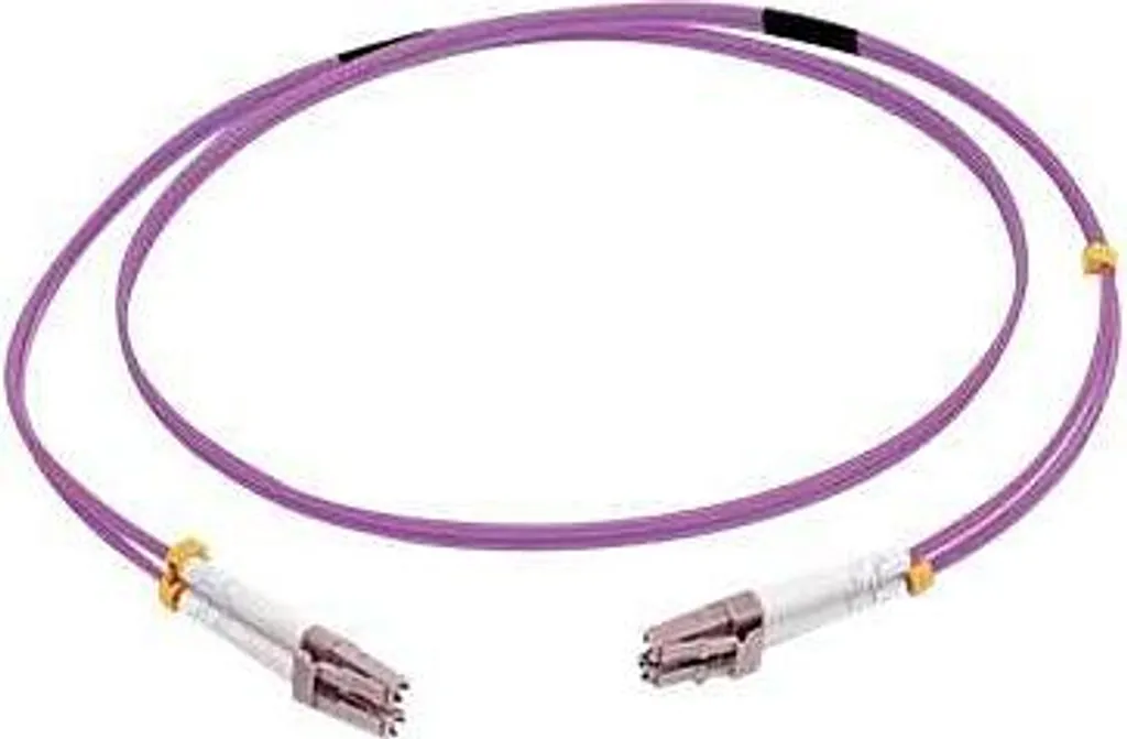 Fibre OM4 50m LC-LC LSZH Violet : Éliminez les Lenteurs Réseau