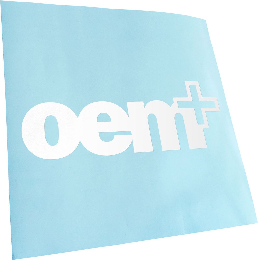 Kiwistar - Autoaufkleber - OEM+ Style Heckscheibenaufkleber - Aufkleber für Auto Kfz Fahrrad, LKW, Truck Mofa