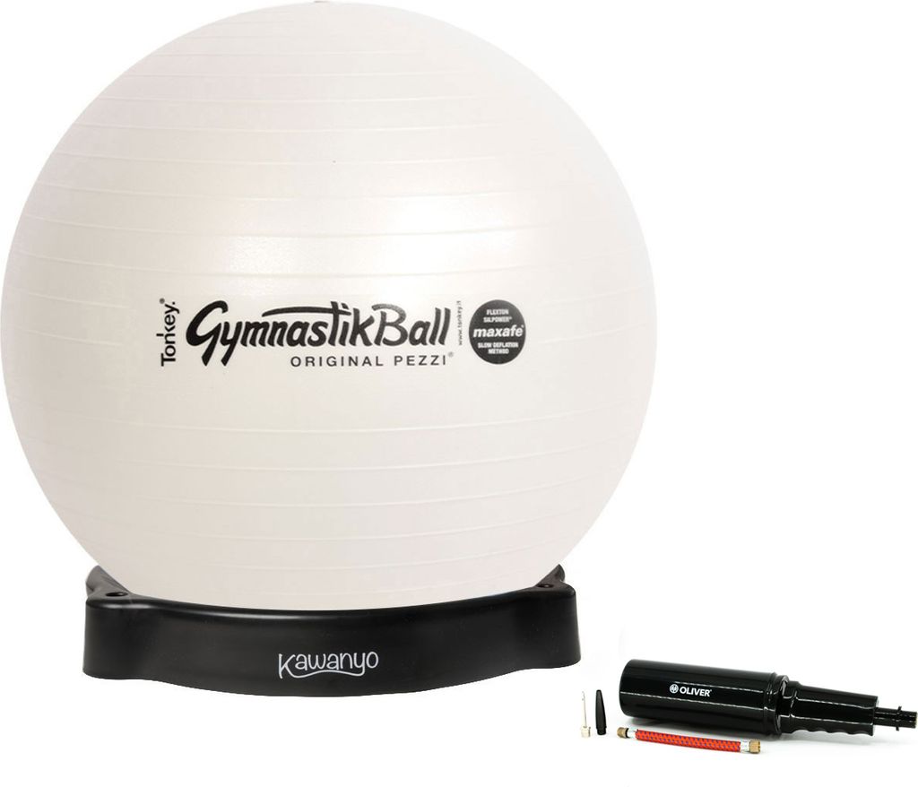 Original Pezzi® Gymnastikball MAXAFE m. Ballschale u. Pumpe Produktbild 