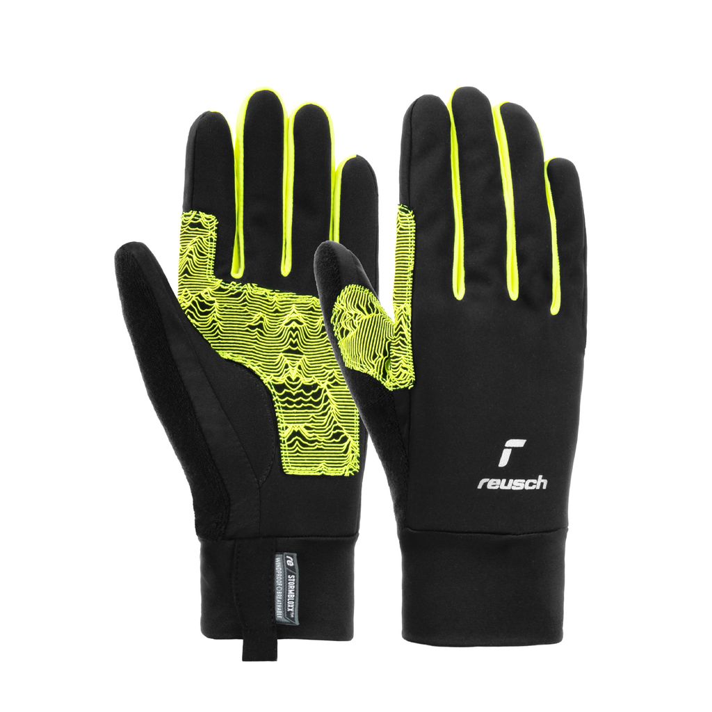 Reusch Handschuhe Arien STORMBLOXX mit optimalen Grip 7752 black/safety yellow 8