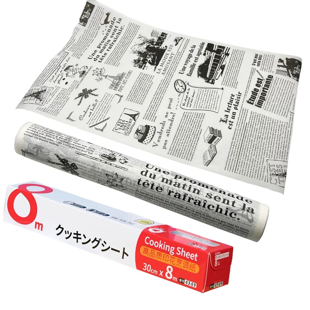 Papier sulfurisé découpable 31cm avec lame métal pour cuisson sans gras