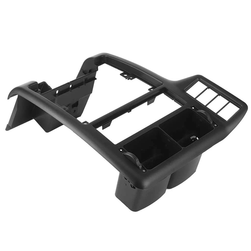 Grille d'aération centrale en ABS noir durable pour CADDY MK2 - 4