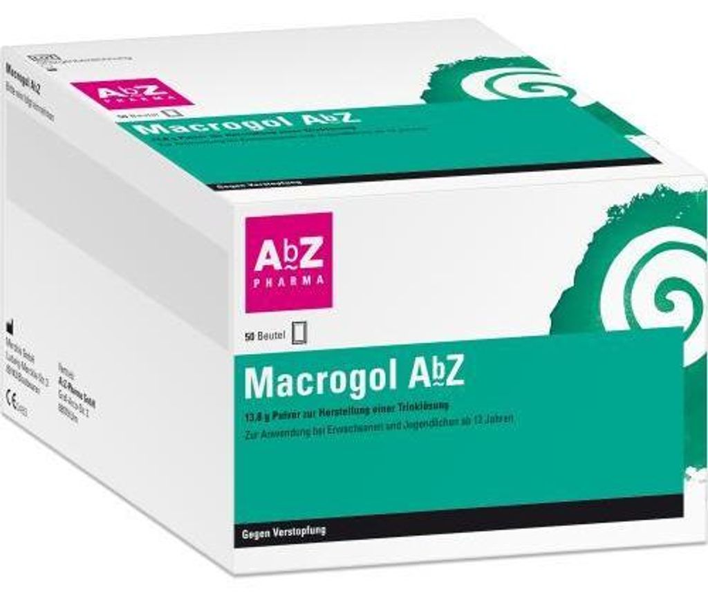 Macrogol Abz Plv.z.Her.e.Lsg.z.Einnehmen 50 St Produktbild 