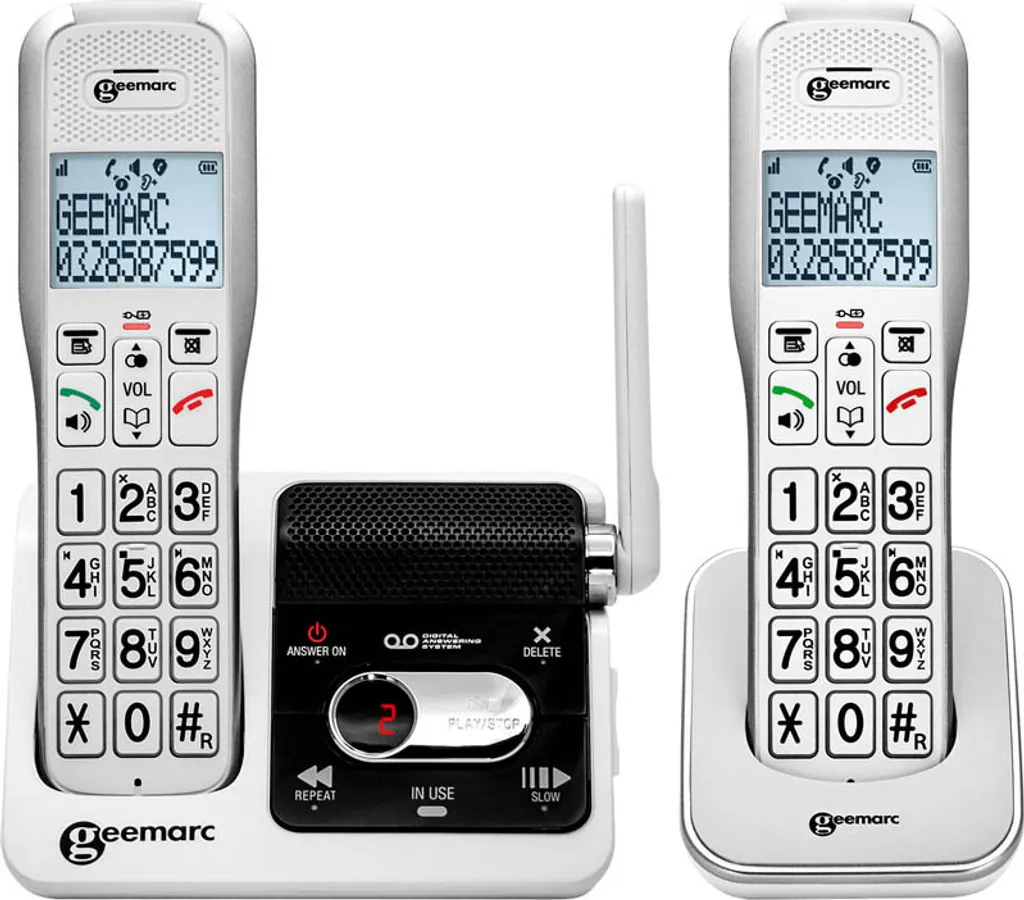Téléphone amplifié Geemarc Amplidect 295-2 à grosses touches - 9