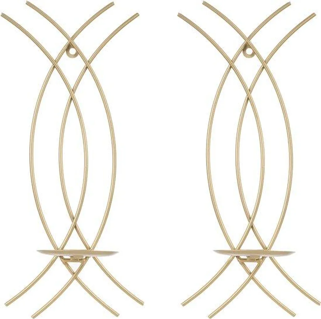 Habillage Mural Élégant - Applique pour Bougie pour Mur Vide et Gris