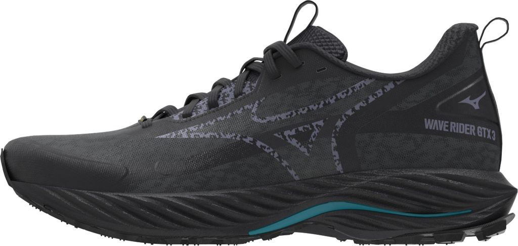 Mizuno Wave Rider Gtx 3 - black sand/odyssey gray/capri breeze, Größe:10.5