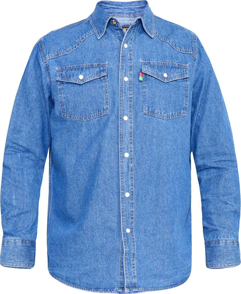 Duke - chemise "D555 Western" pour homme DC101 (L) (Lavage Image du produit 
