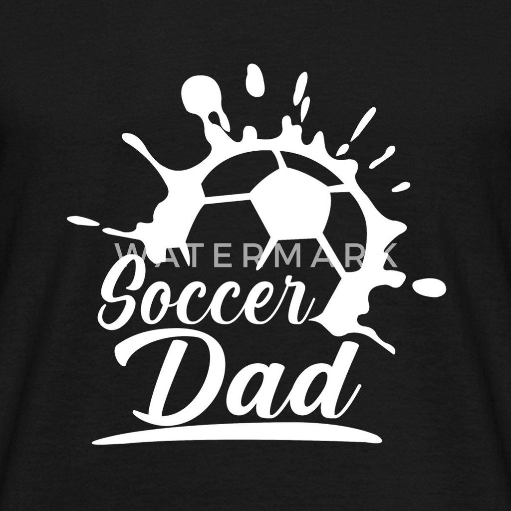 Spreadshirt Soccer Dad Fußball Stolzer Vater Männer T-Shirt, XXL, Schwarz