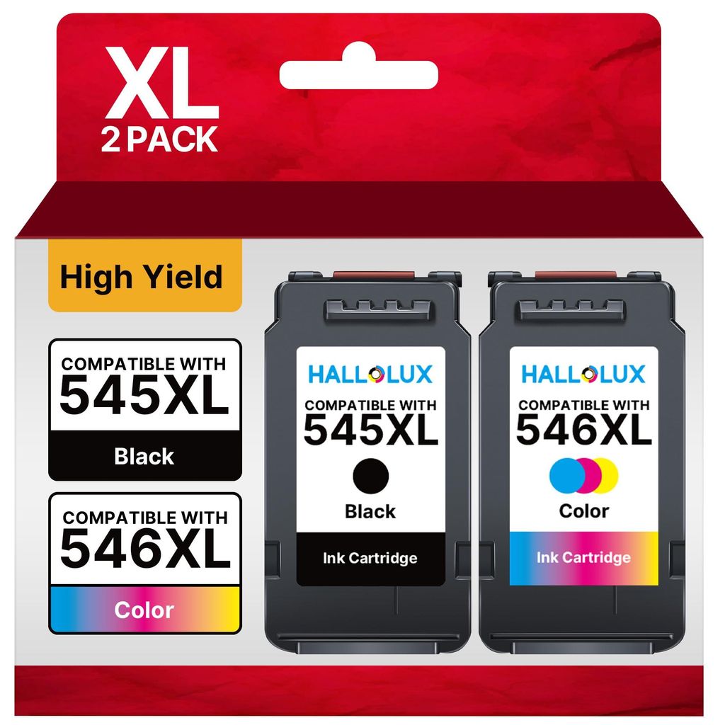 HALLOLUX PG-545XL CL-546XL PG545 CL546 XL Druckerpatronen Produktbild 