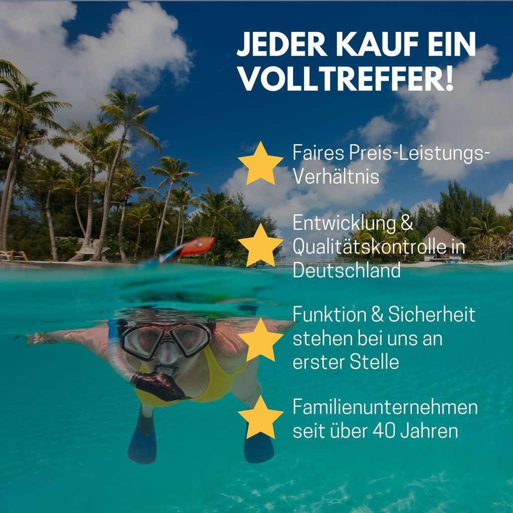 Best Sporting Tauchmaske Piranha I Kinder Schwimmbrille mit Produktbild 
