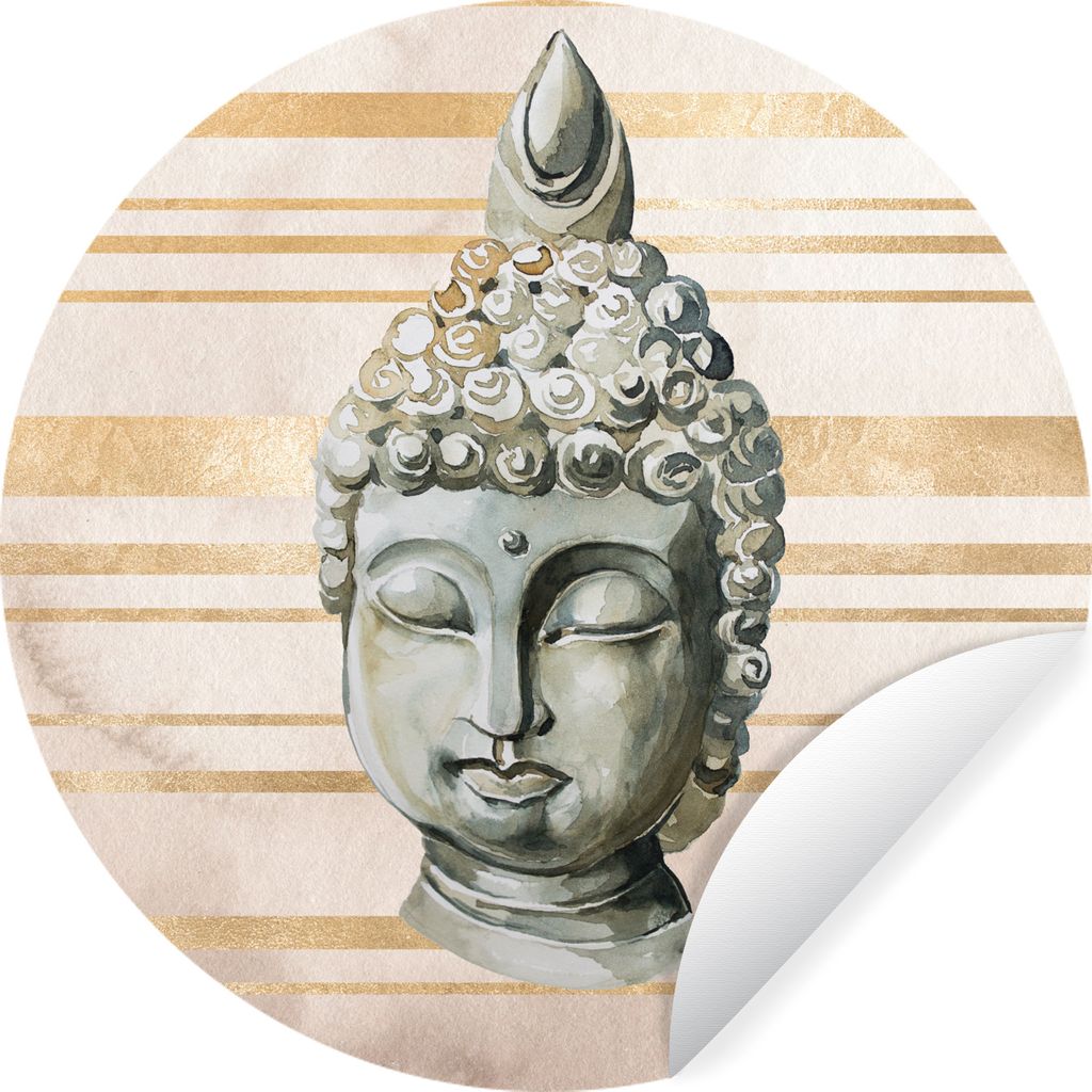 MuchoWow - Wand Kreis - Wand Bild - Foto Tapete - Selbstklebende - Wohnzimmerdekoration - Wand Dekoration - Kinderzimmer