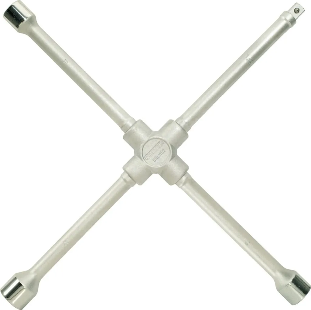 Clé démonte-roue en croix pour voiture - KS TOOLS 518.1151 robuste - 4