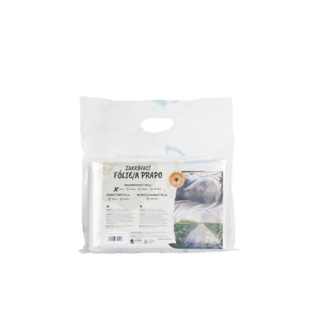 Bâche de Protection Transparente 5x6m en Polyéthylène LDPE 120 Microns PRAPO