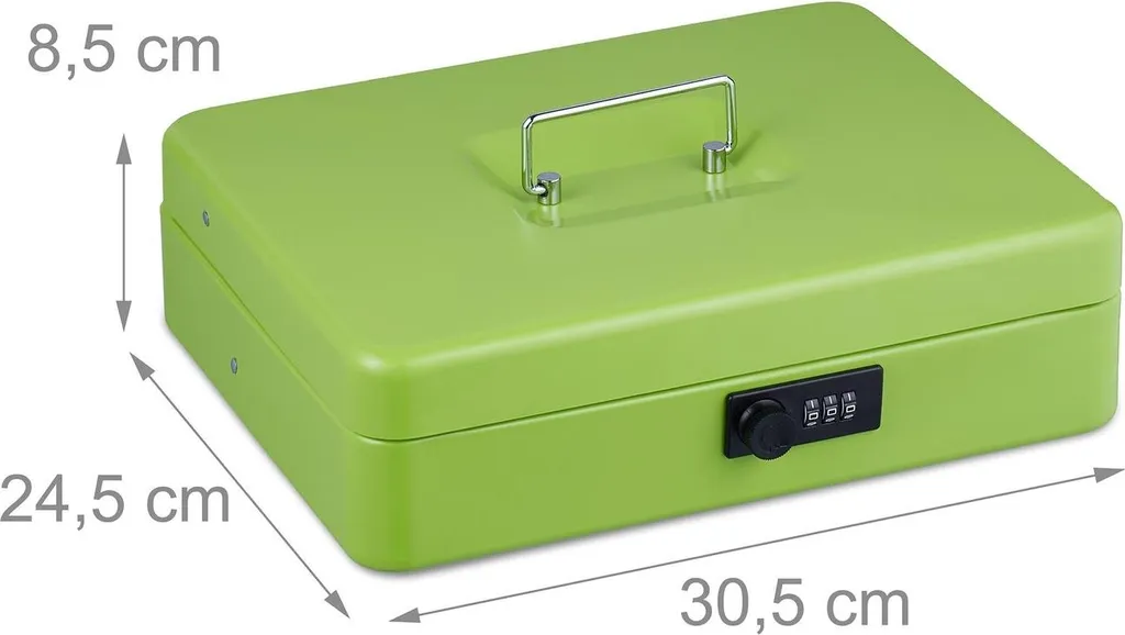 Tiroir-caisse à code mécanique sans clé - Acier robuste et compact 25cm