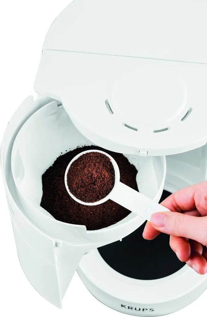 Macchina Caffè Americano KRUPS F 309.01 Bianco 1.25L - Per la Famiglia - 6