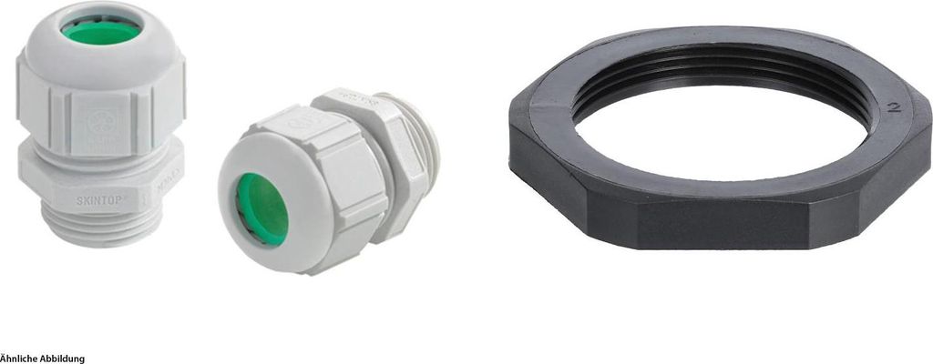 LAPP Verschraubung halogenfrei mit Gegenmutter M40x1,5 Polyamid (PA) Gewindelänge 10,0mm - 1 Stück