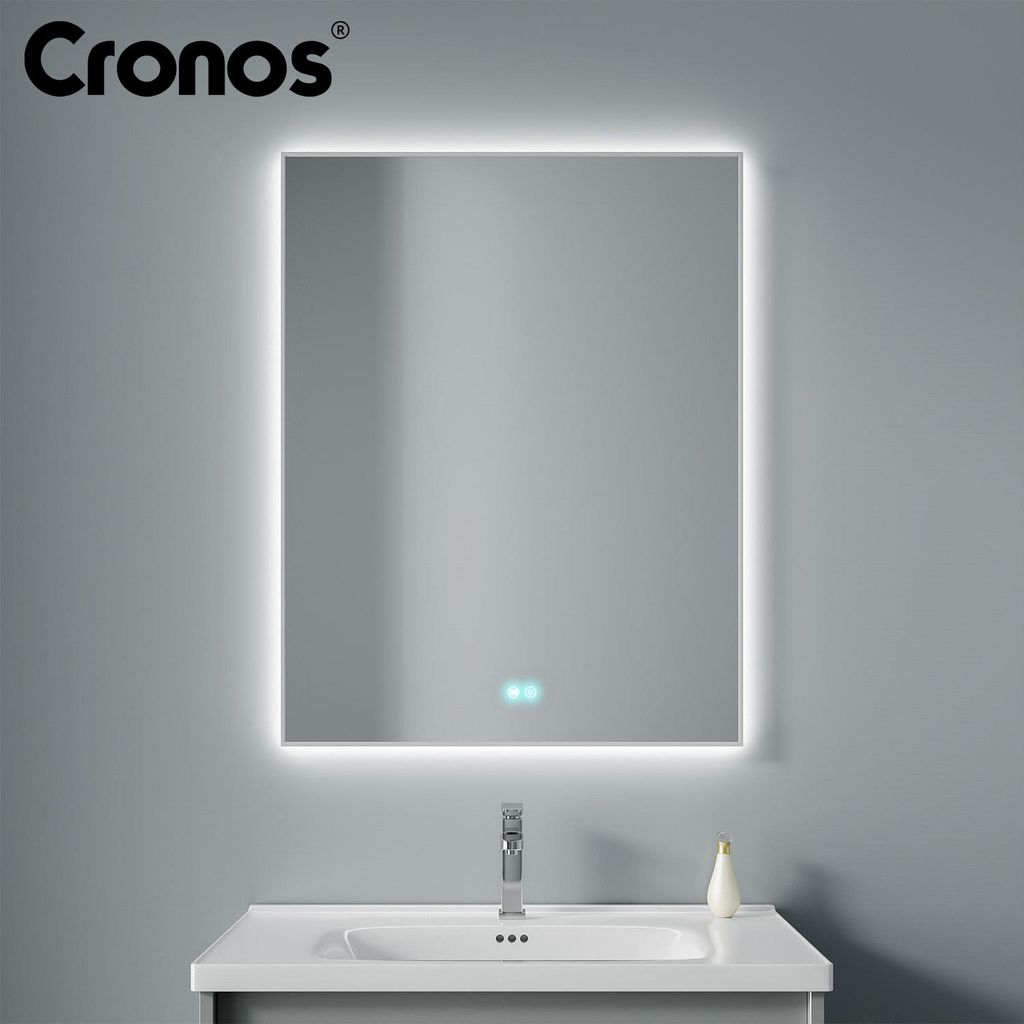 Lustro podgrzewane Cronos prostokątne 60x80cm Zdjęcie produktu 