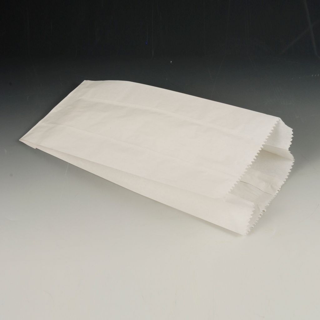 1000 Papierfaltenbeutel, Cellulose, gefädelt 24 cm x 11 cm Produktbild 