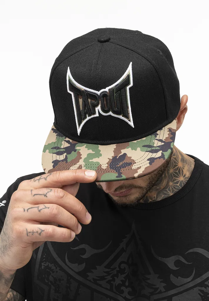 Casquette de baseball Tapout CHEROKEE avec imprimé militaire forêt
