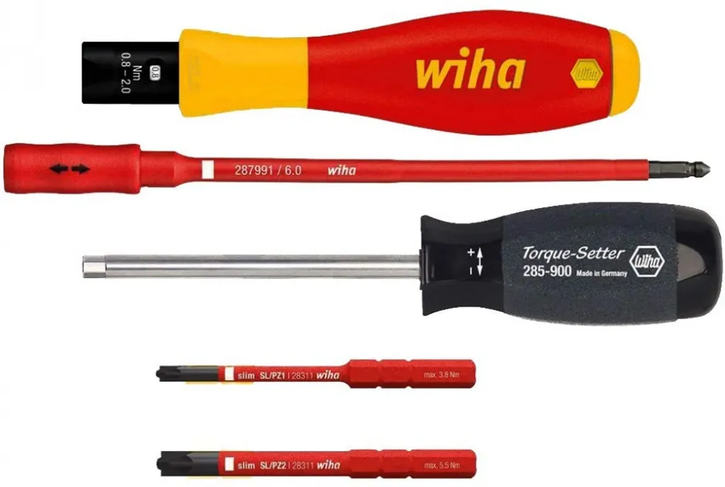 Jeu de tournevis dynamométriques pour électricien 5 pièces Wiha - 8