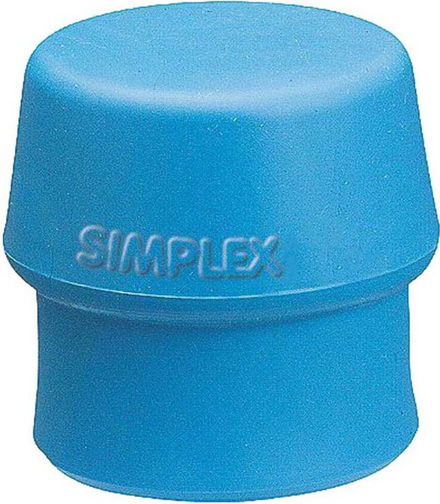 Halder Schonhammerkopf Durchmesser 40mm Simplex lose TPE blau / weich - 3201040