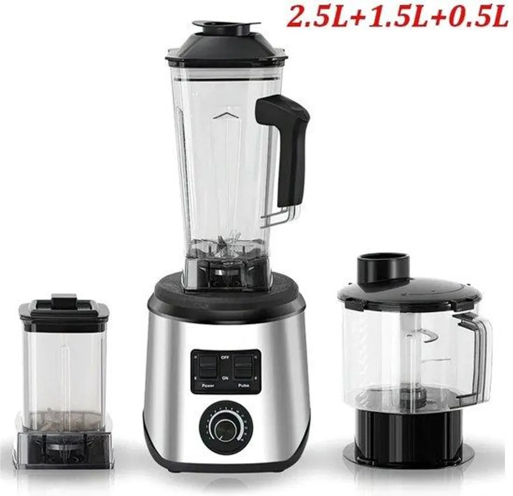 Robot mixeur plongeant polyvalent 9500W avec accessoires culinaires