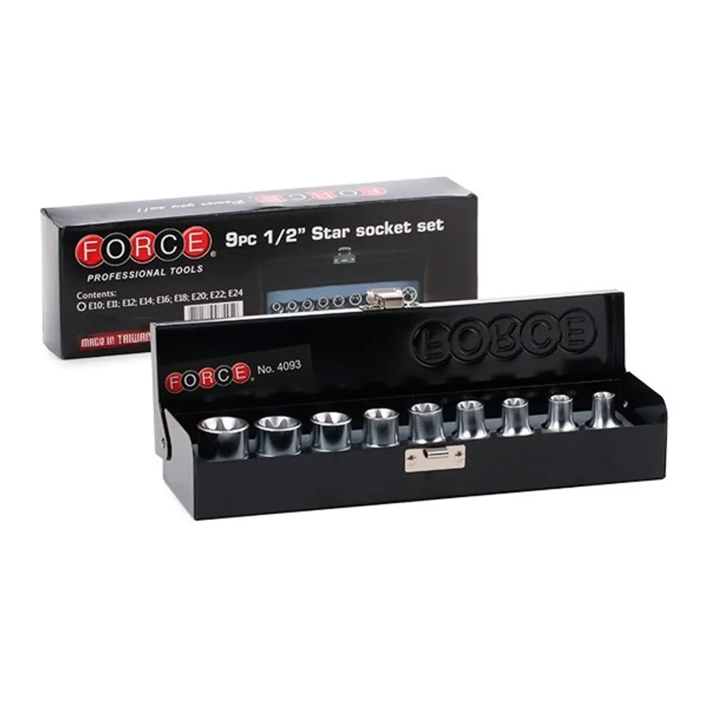 Démontez les vis étoilées sans riper avec ce jeu de douilles E-Torx 1/2