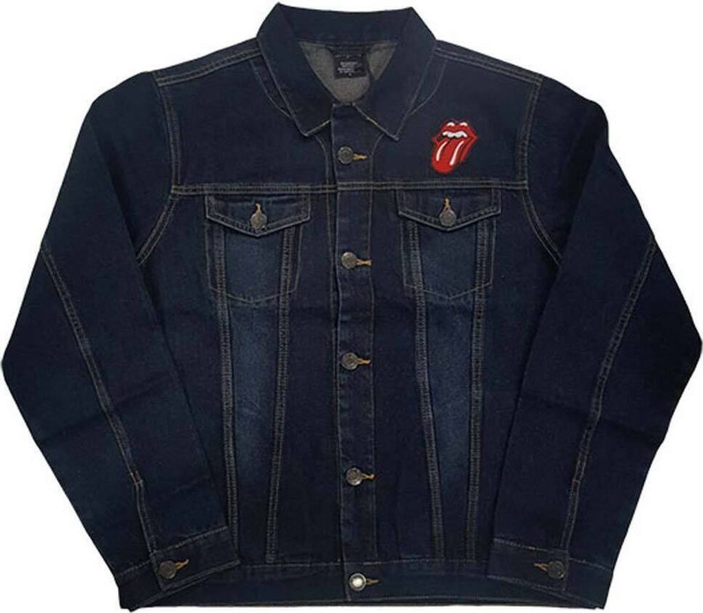 The Rolling Stones - "Classic" Jeansjacke für Herren/Damen Uni RO1305 (M) (Jeansblau)