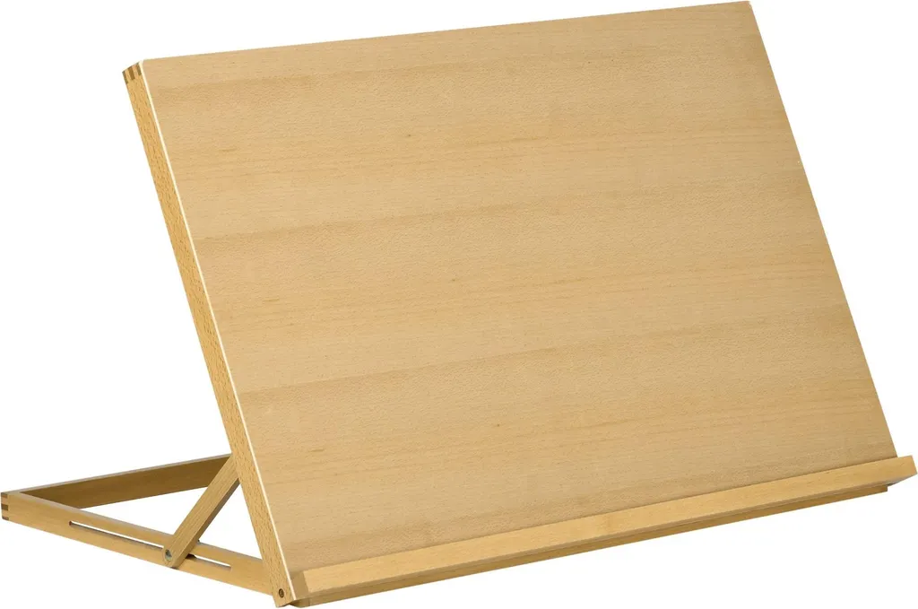 Cavalletto da Tavolo Professionale 75x51 | Faggio Naturale per Artisti