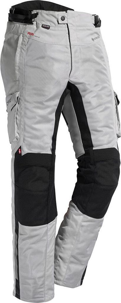 DANE Drakar wasserdichte Motorrad Textilhose, hellgrau, 58