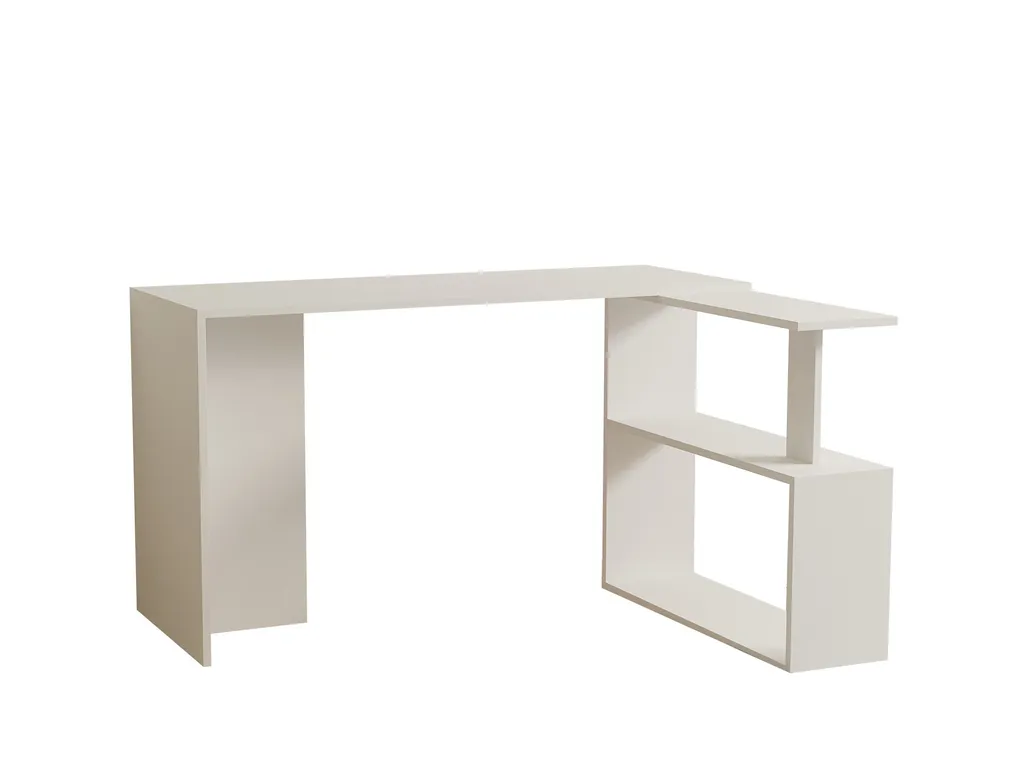 Table basse Cayko PUQ Skye Decor blanc 130cm en bois mélaminé de qualité