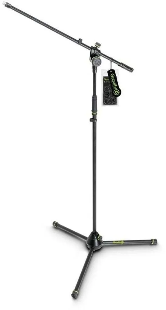 Gravity MS 4321 B : Pied de micro robuste contre les vibrations sol