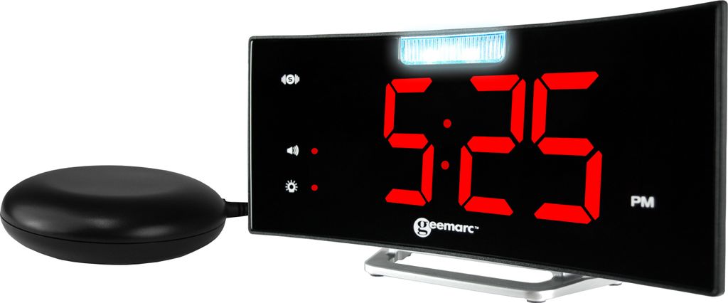 Geemarc Wake'n shake CURVE - Vibrationswecker 90dB mit Produktbild 