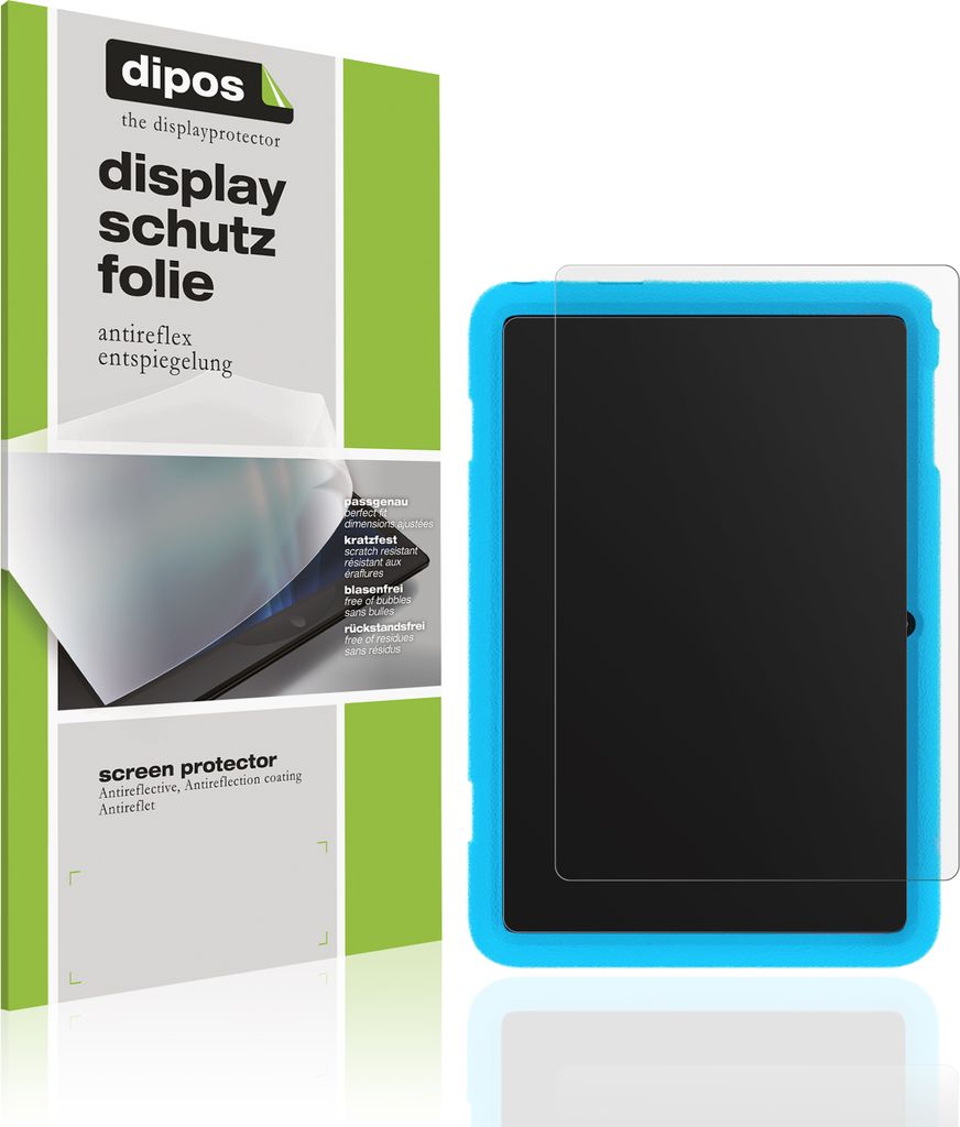 2x Schutzfolie für Blackview Tab 8 Kids matt Displayschutzfolie Folie Display Schutz dipos