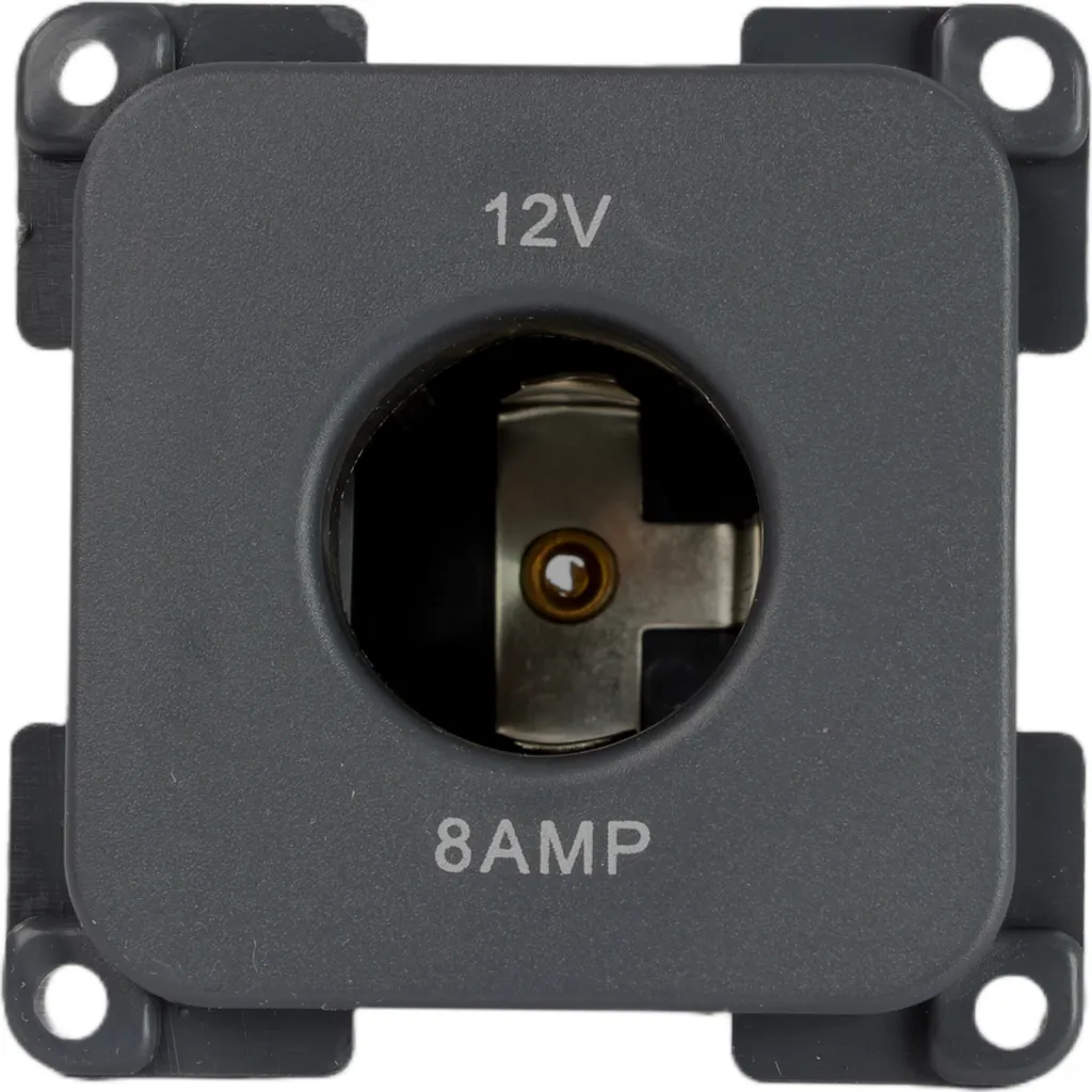 Presa 12V Design Antracite CBE C-Line | Eleganza e Potenza per Camper