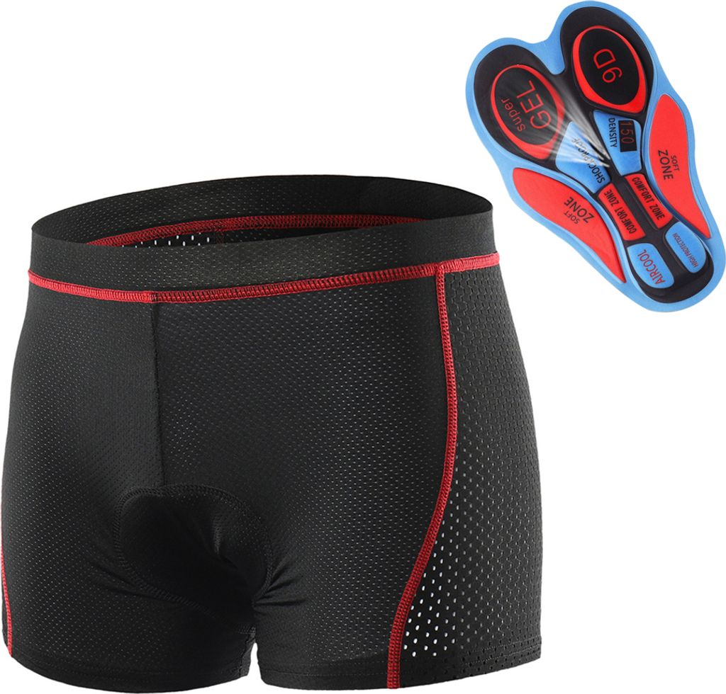 Herren Radsport Unterwaesche Shorts Atmungsaktive Gel gepolsterte MTB Biking Riding Shorts