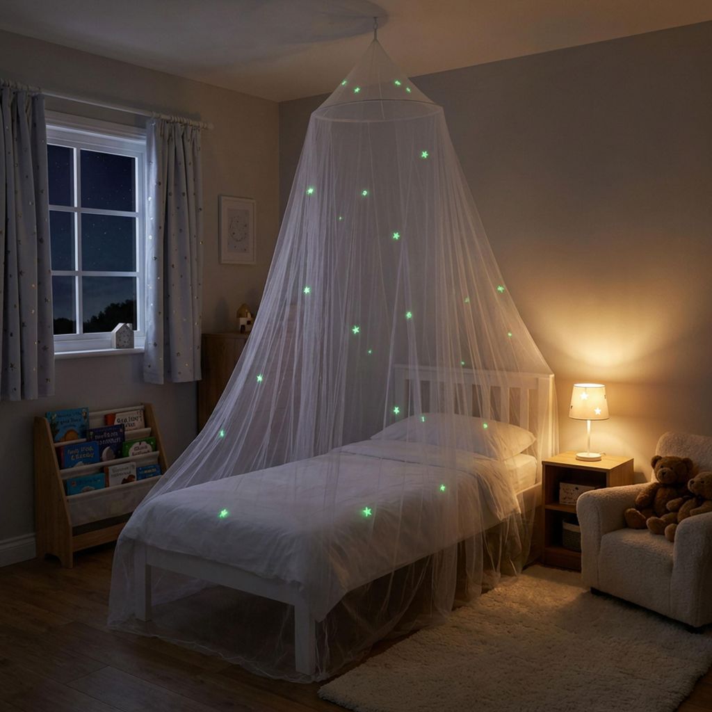 Zanzariera Breeze Sereno Stars con stelle Glow-in-the-Dark Immagine del prodotto 