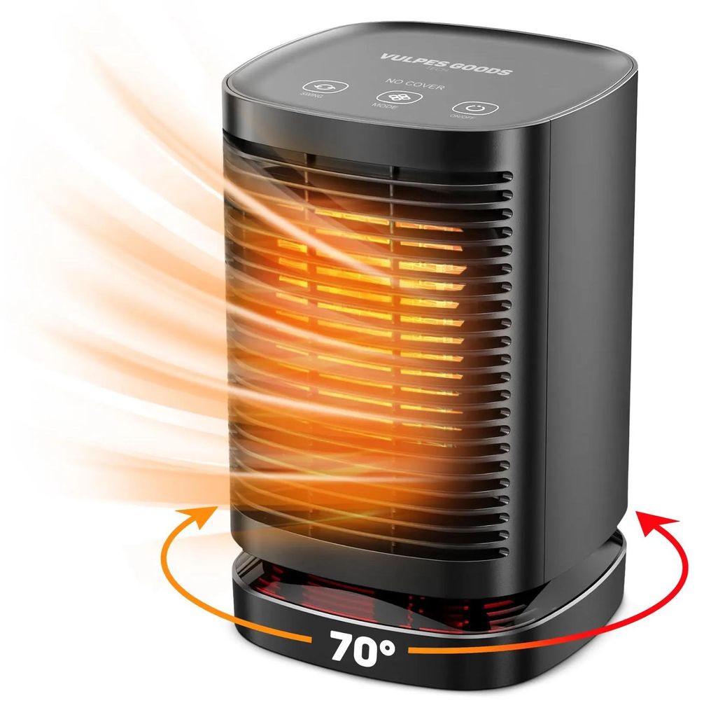 Vulpes Goods Termoventilatore in Vetroceramica - Immagine del prodotto 