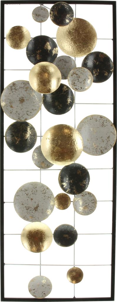 Metall-Bild 'Circles' Wand Deko Möbel Wohnen, trendiger Produktbild 1