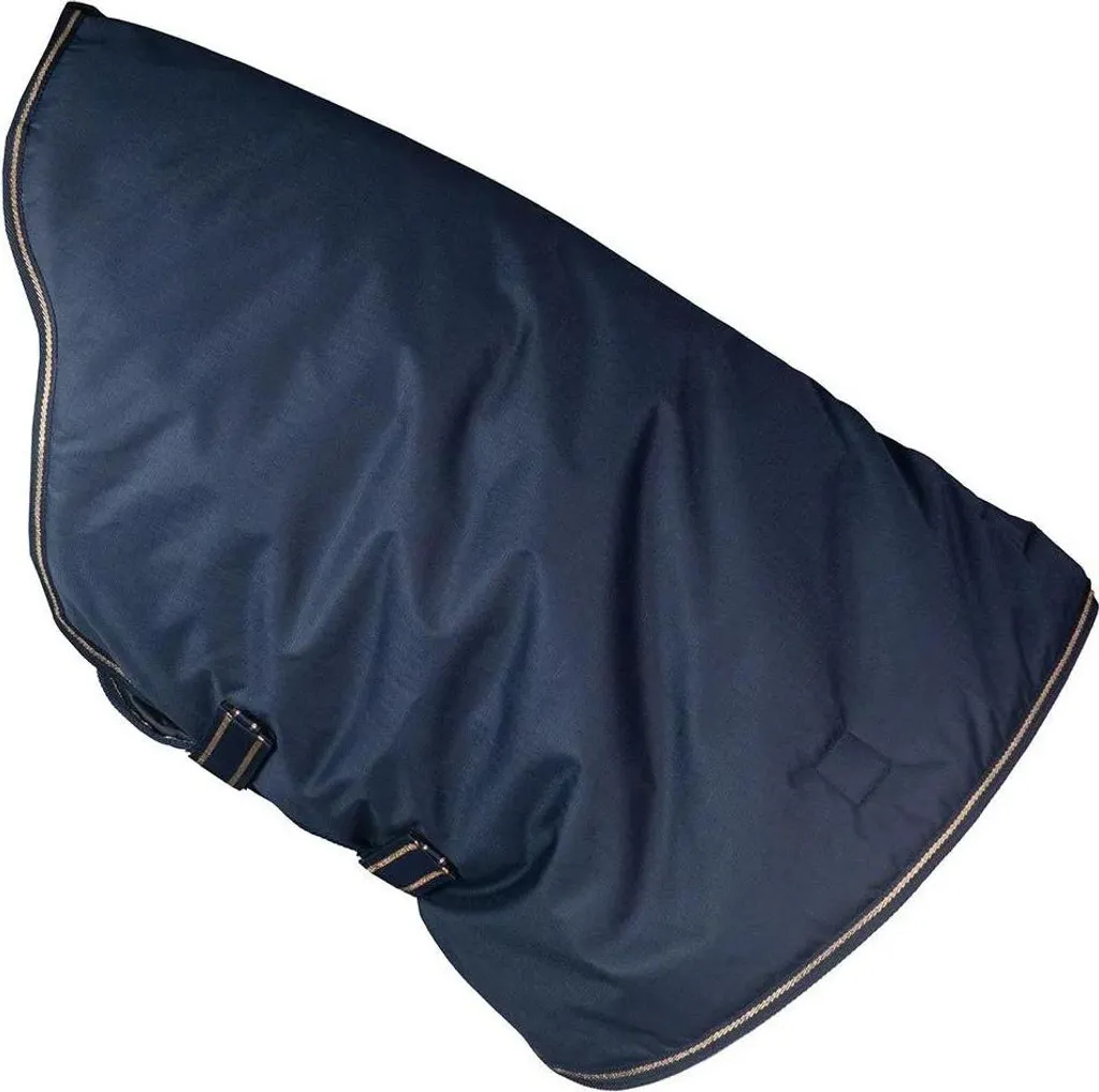 Couvre-cou Horka Dime 600D 100g Bleu Cob pour protection de cheval