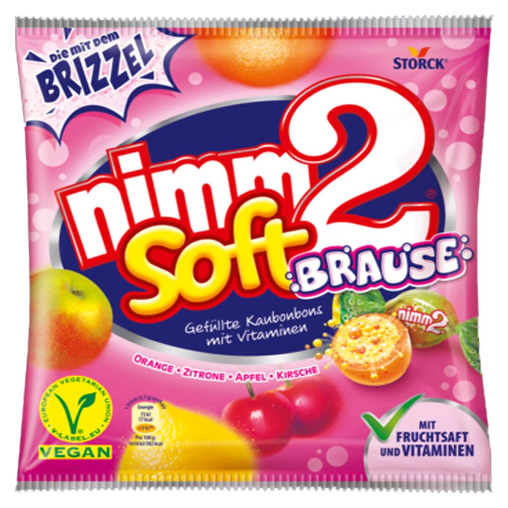 nimm2 Soft Brause ovocné džúsy žuvacie cukríky s kyslou Obrázok produktu 