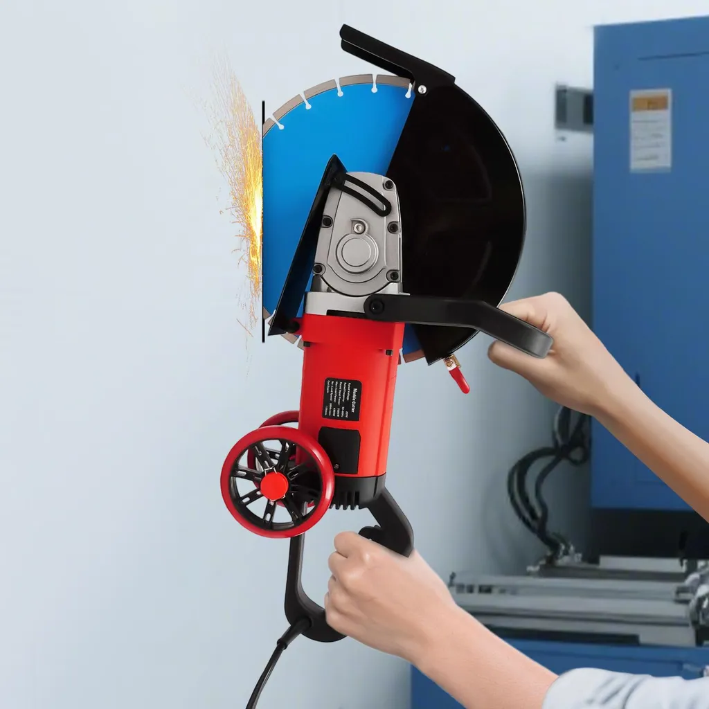 Découpeuse à béton électrique professionnelle 3800 tr/min robuste - 4