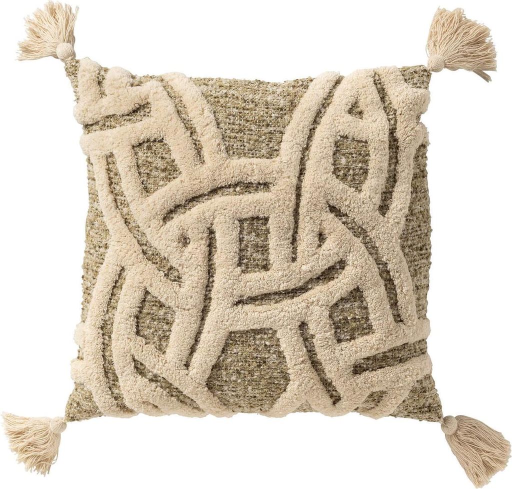 Dutch Decor Dekokissen Riley 45x45 cm Grün